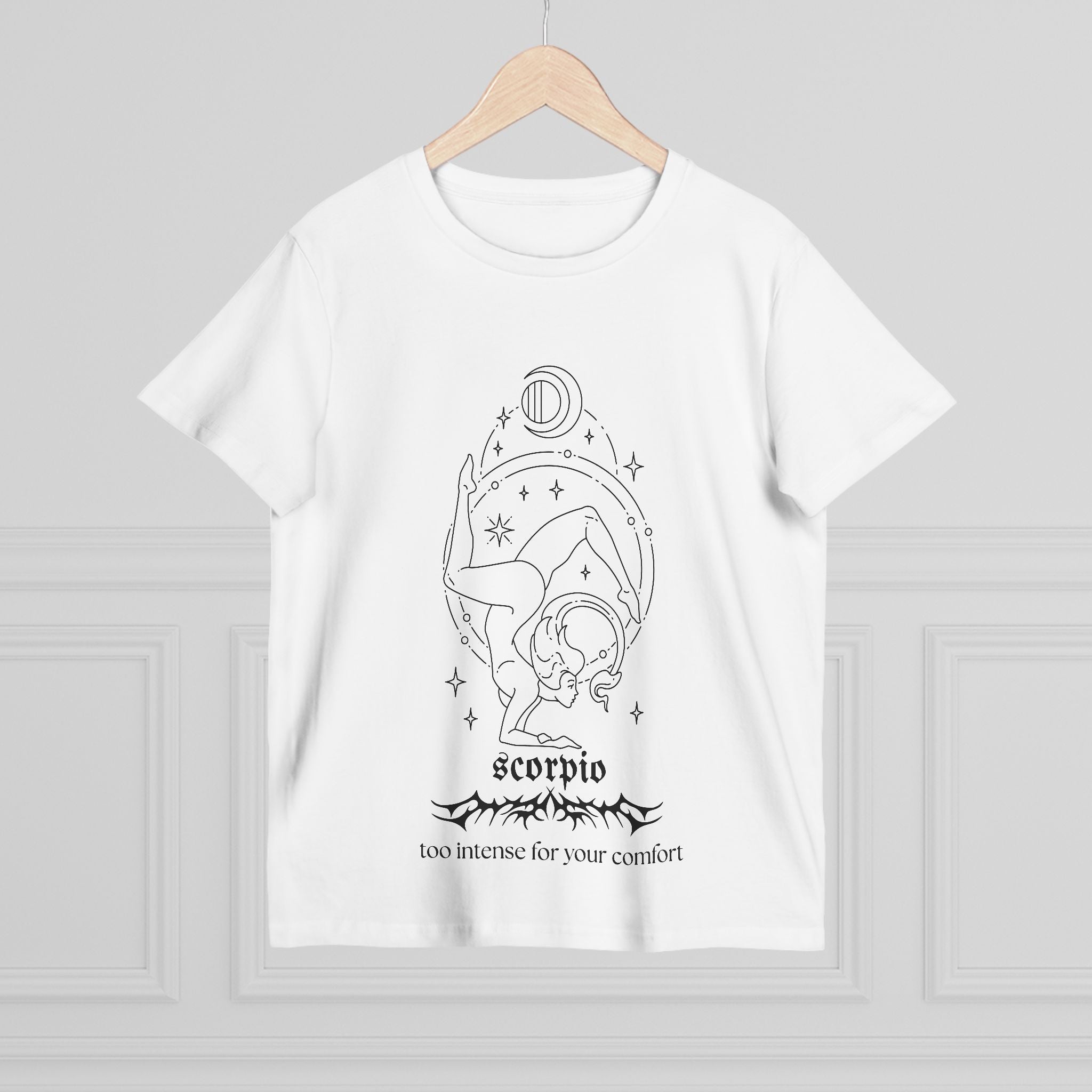 Scorpio- 1st Edition Tee (Pink + White)