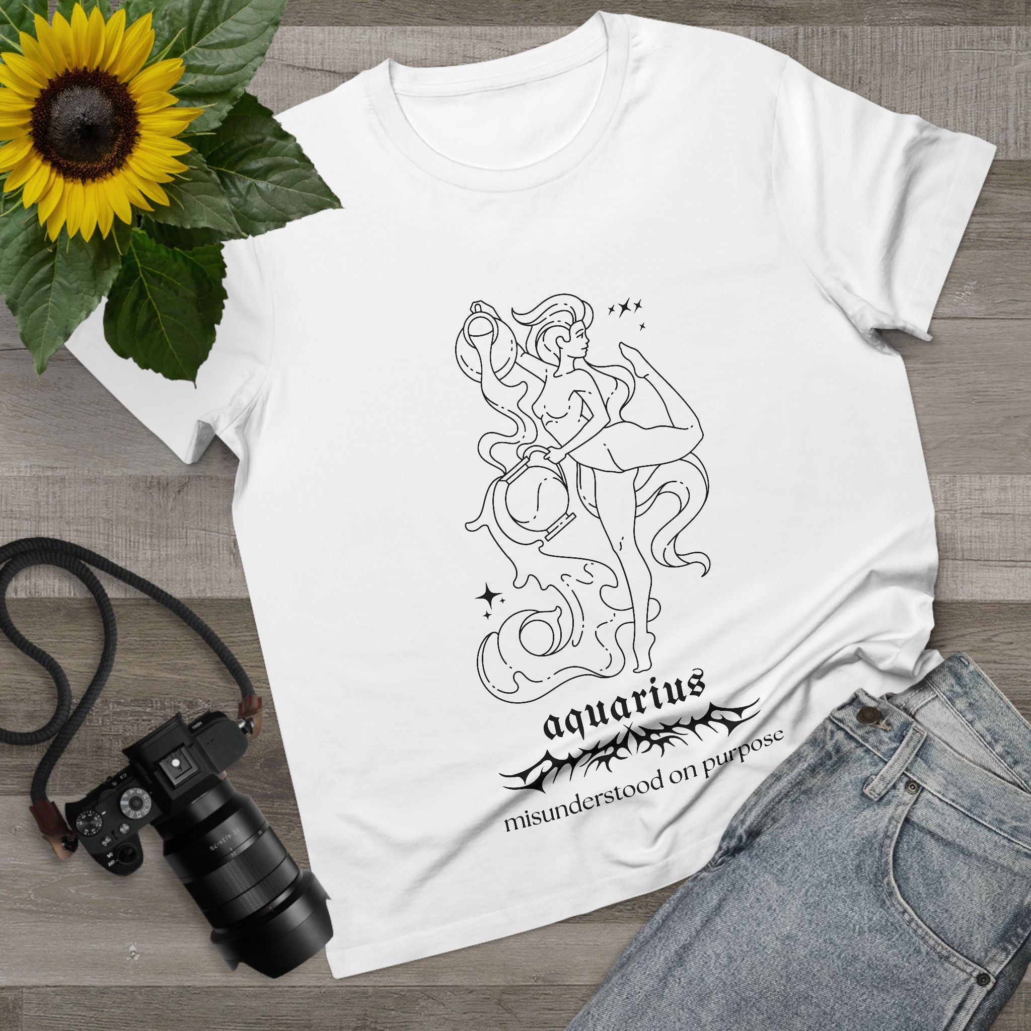 Aquarius - 1st Edition Tee (Pink + White Variant)