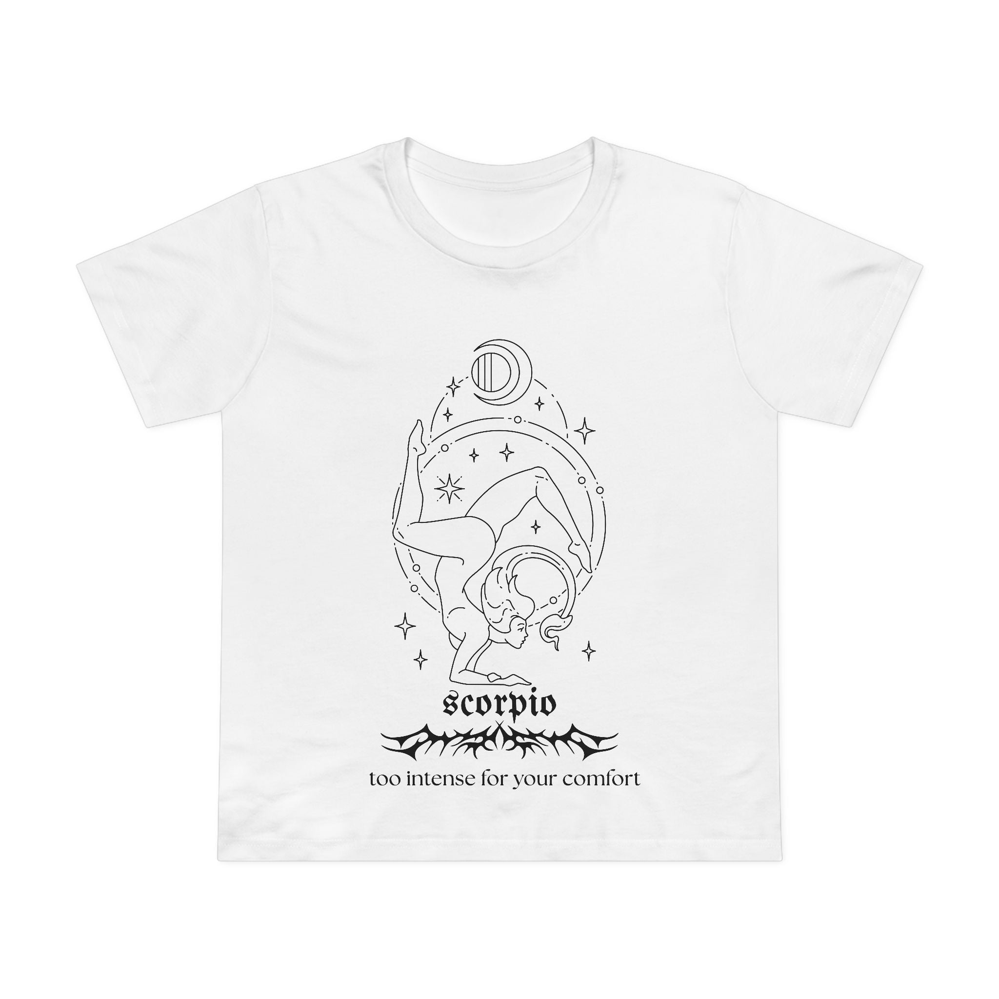 Scorpio- 1st Edition Tee (Pink + White)