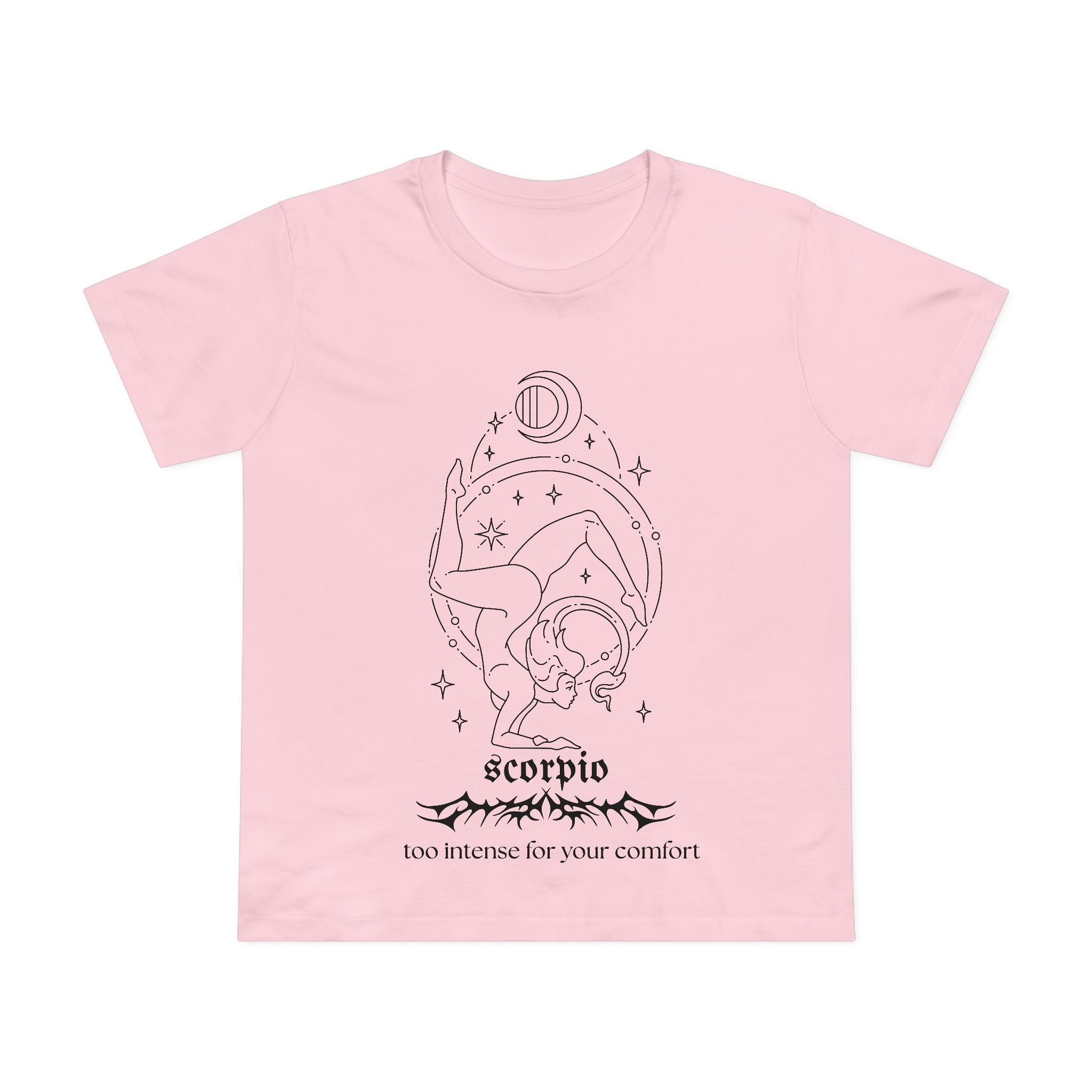 Scorpio- 1st Edition Tee (Pink + White)